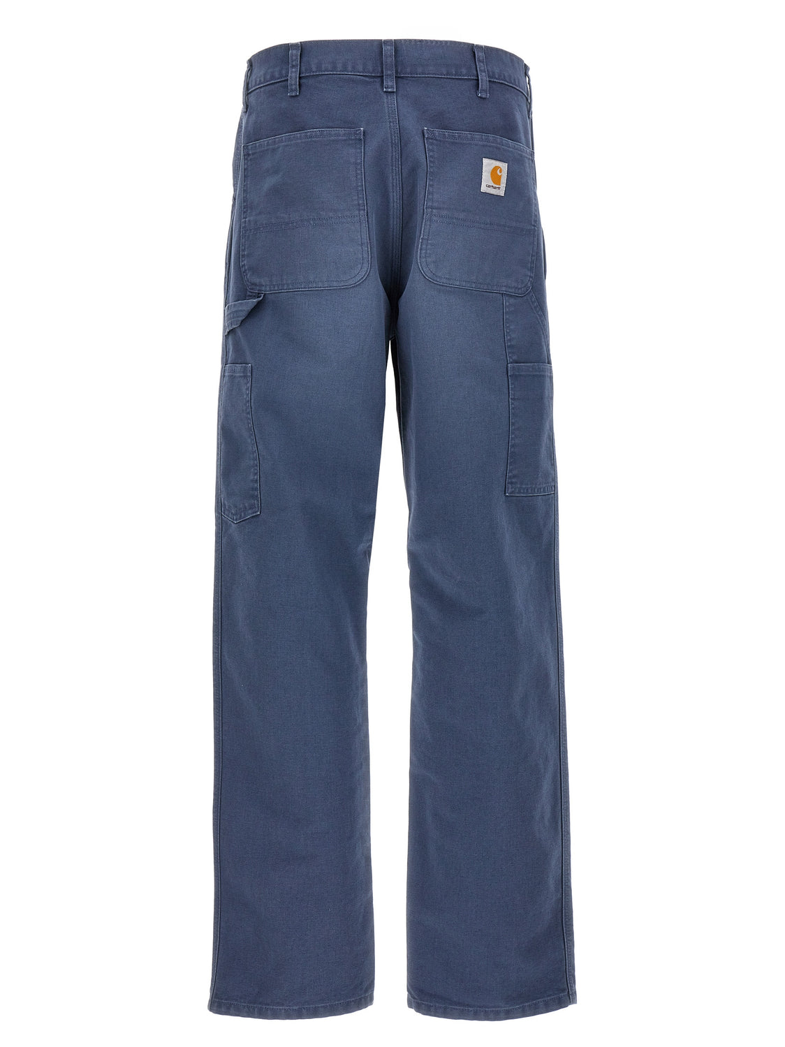 Blue Organic Cotton Casual Pants