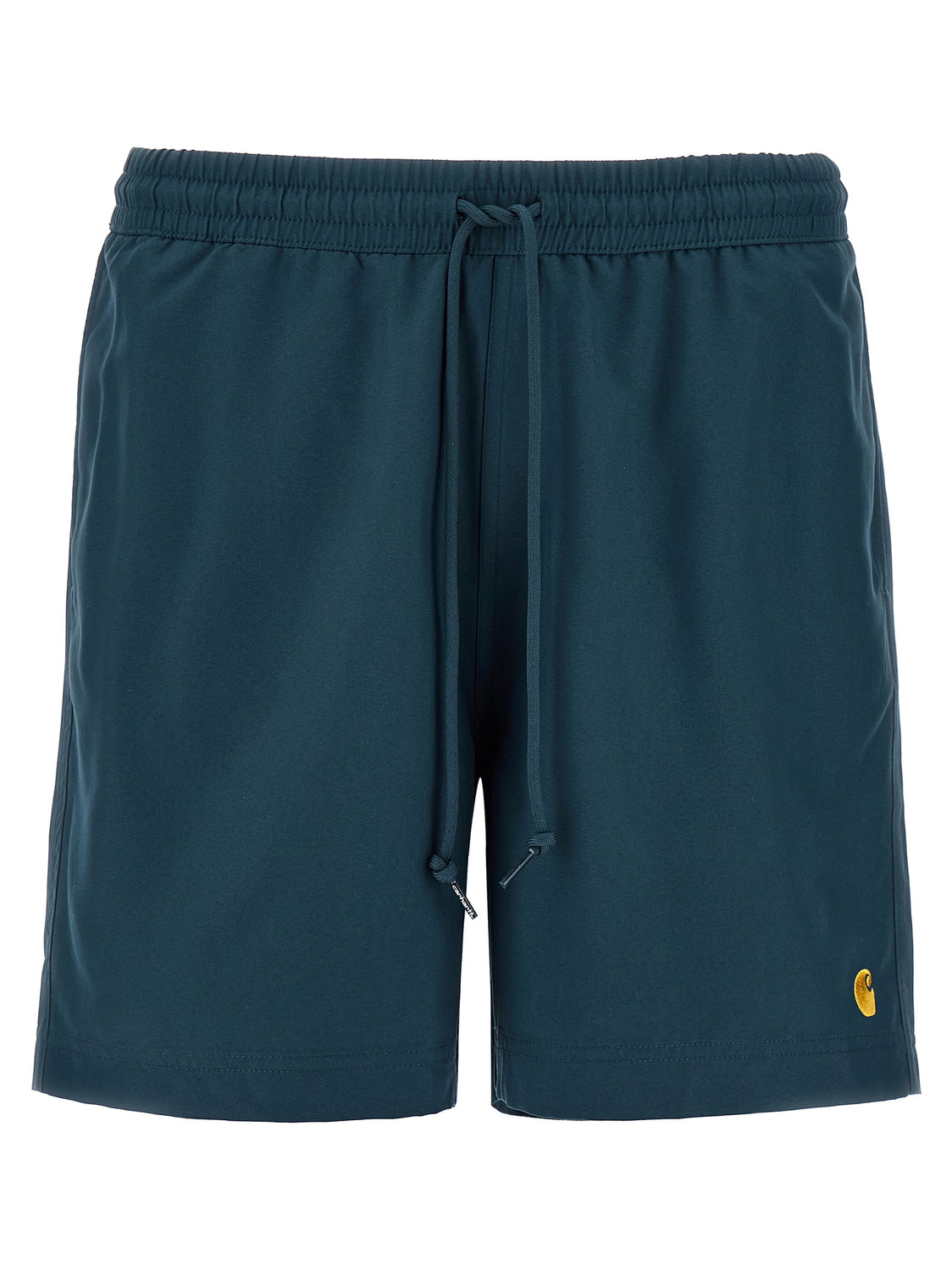 Blue Polyester Shorts
