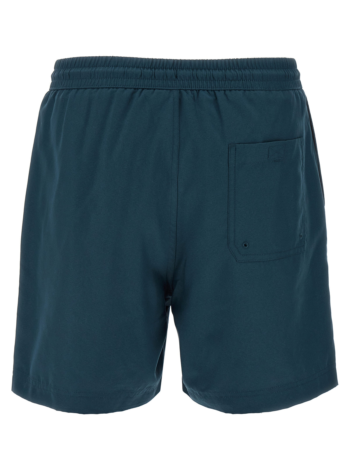 Blue Polyester Shorts