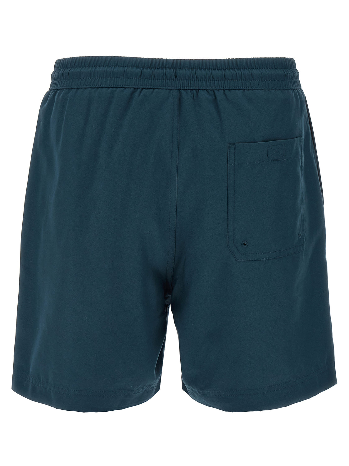 Blue Polyester Shorts