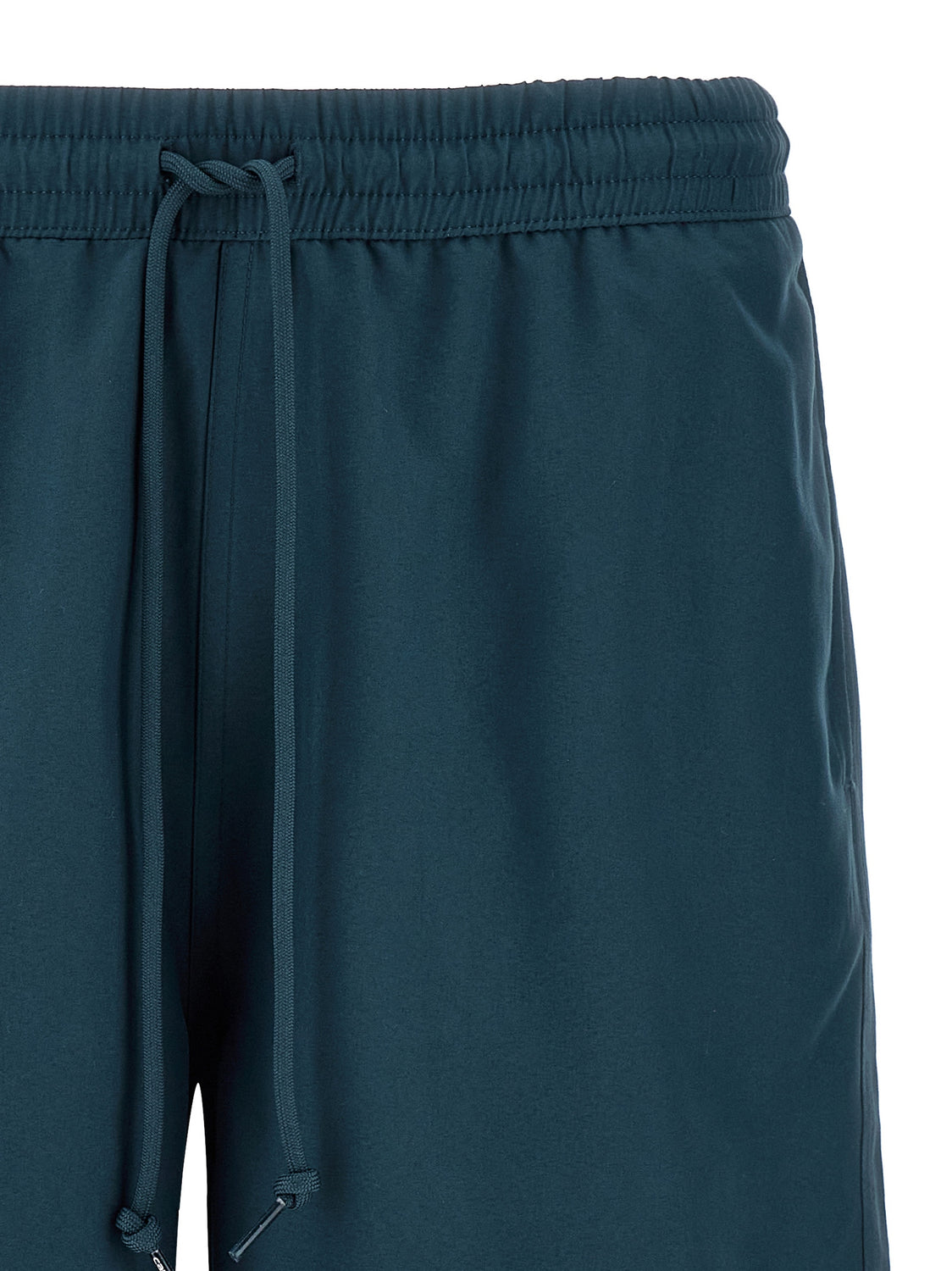 Blue Polyester Shorts