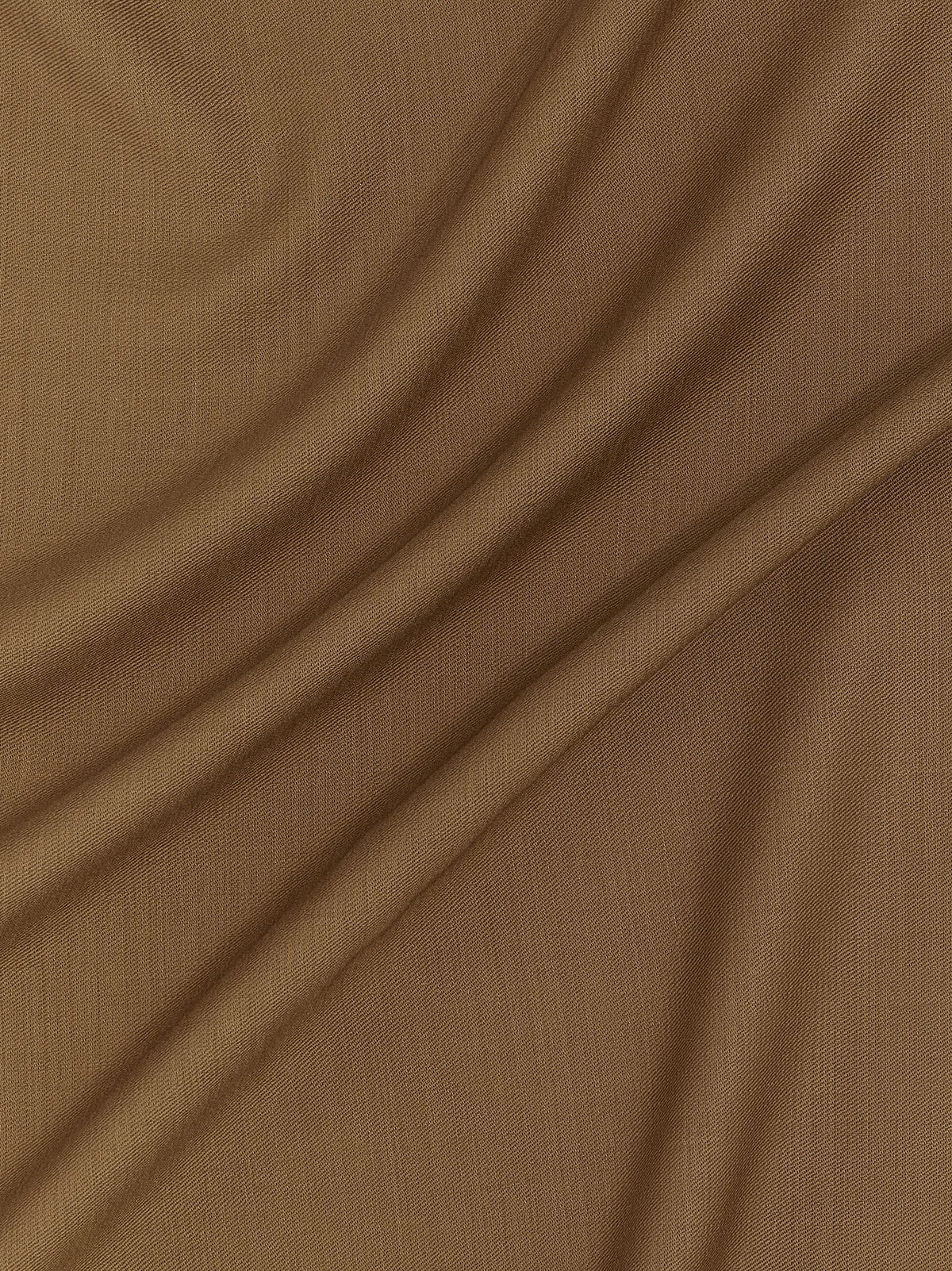 Brown Virgin Wool Foulard
