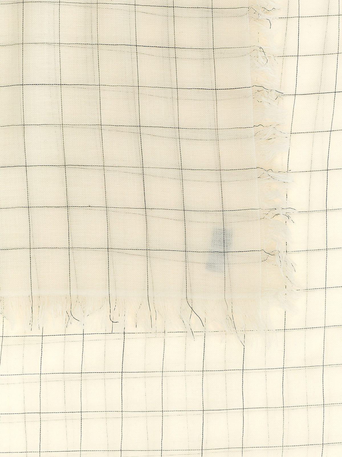White Wool Foulard