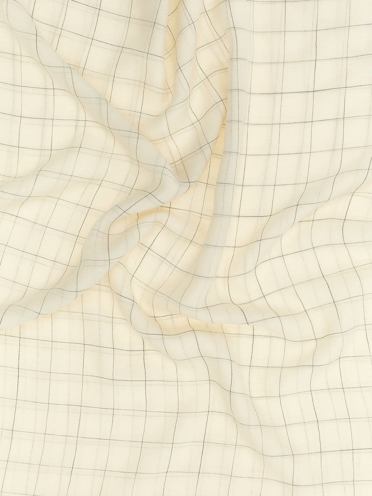 White Wool Foulard