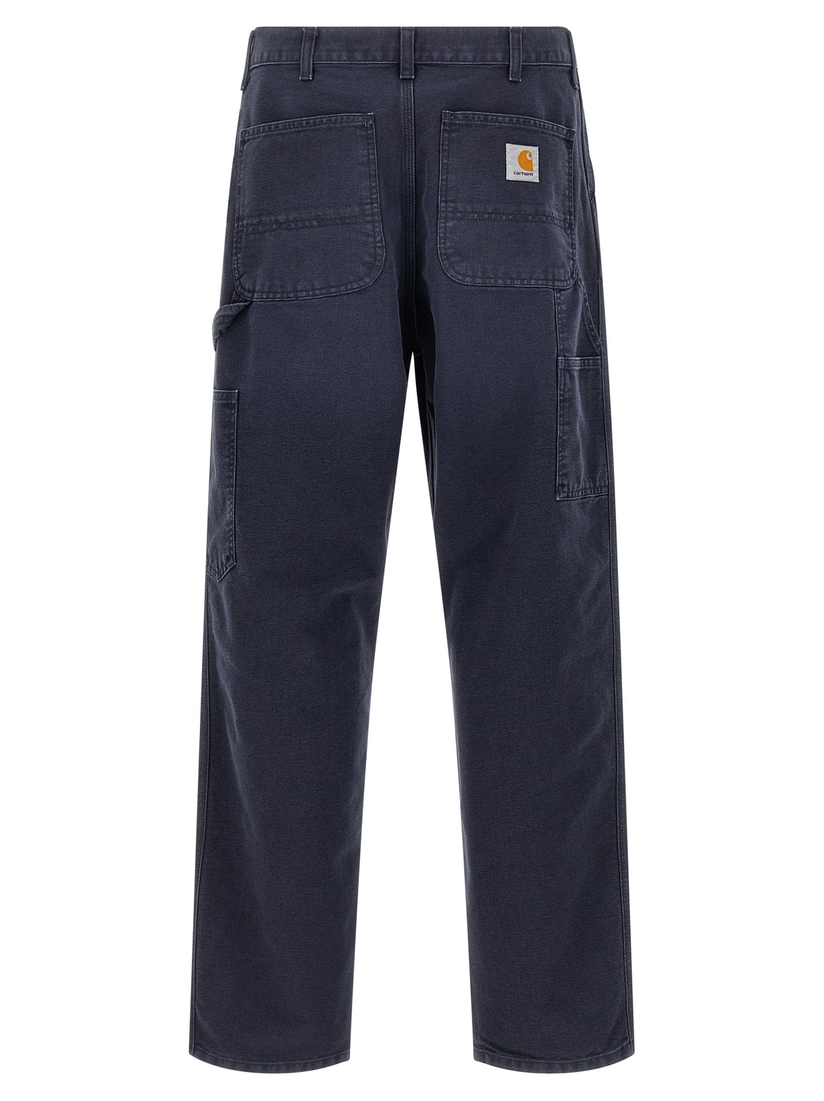 Blue Organic Cotton Casual Pants