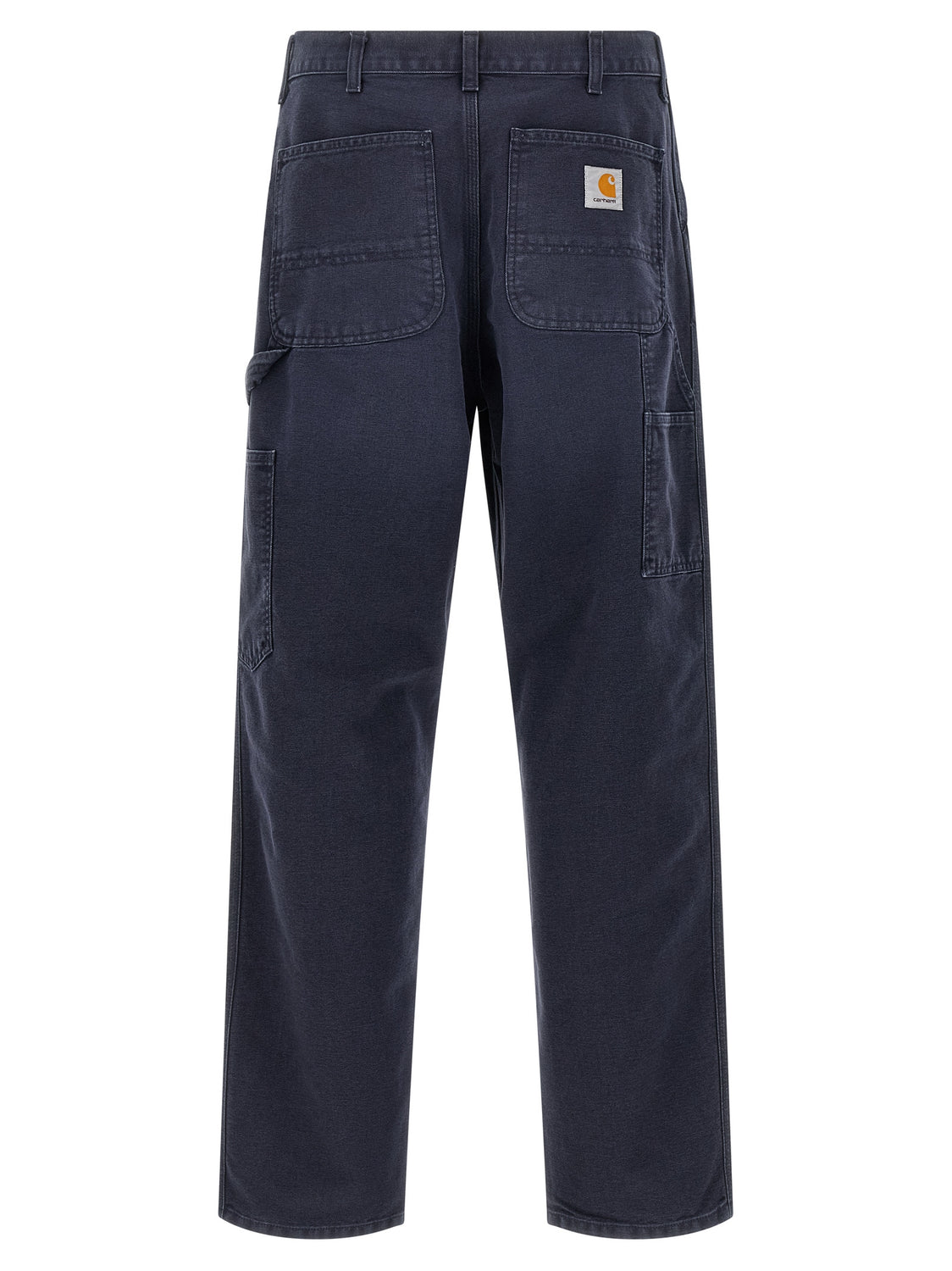 Blue Organic Cotton Casual Pants