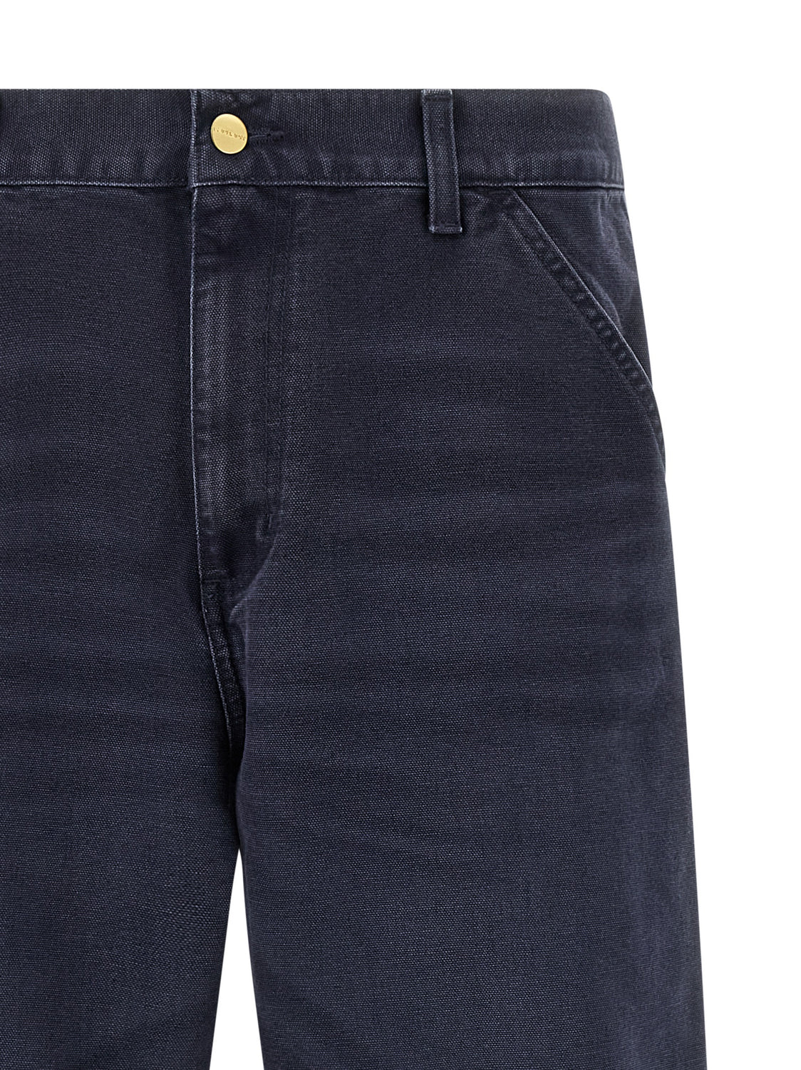 Blue Organic Cotton Casual Pants