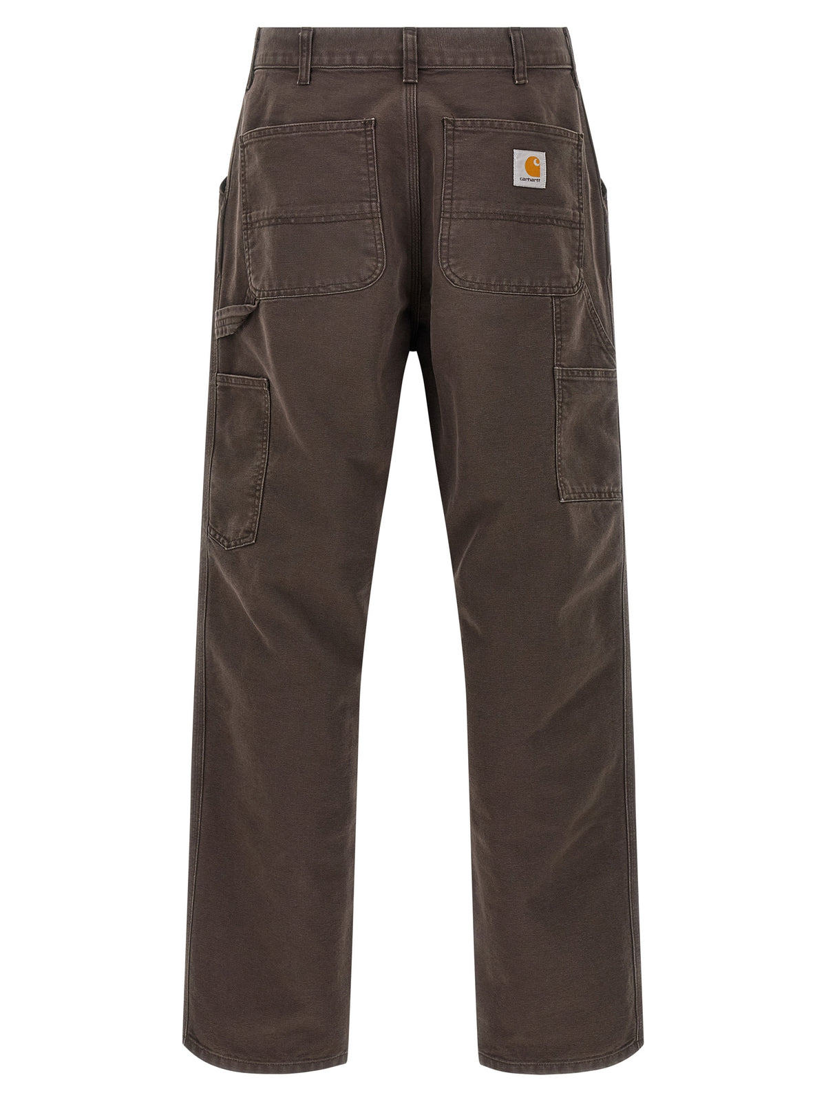Brown Organic Cotton Casual Pants