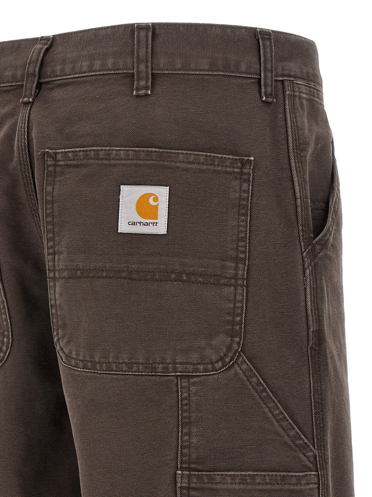 Brown Organic Cotton Casual Pants
