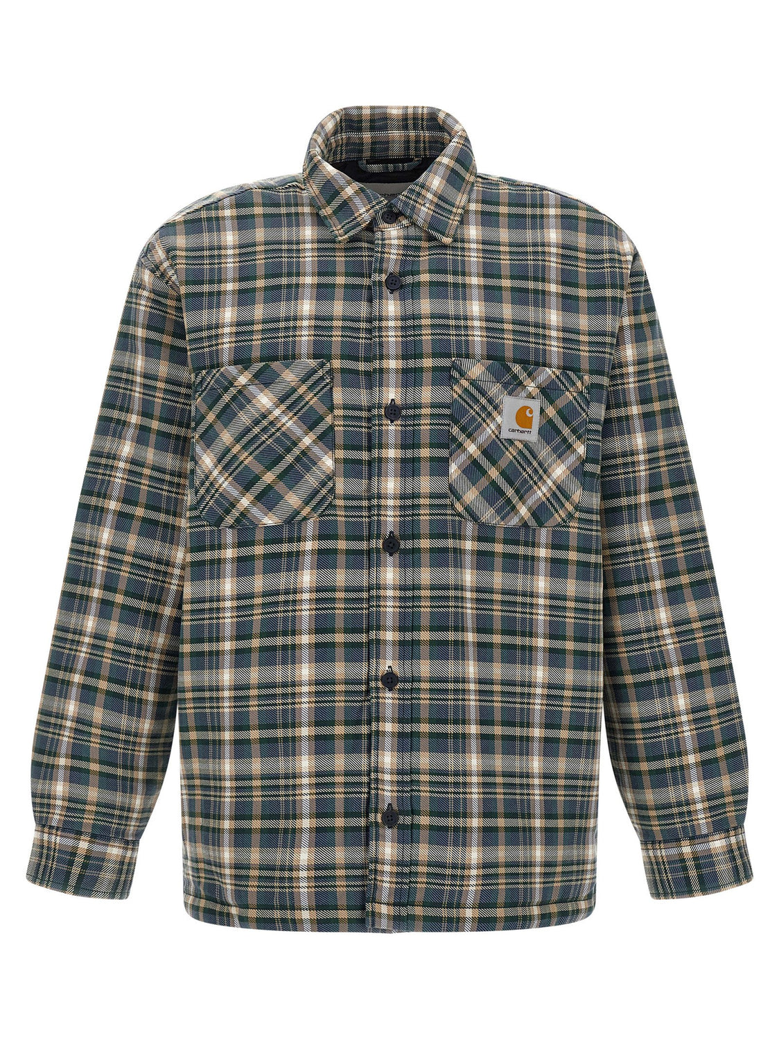 Multicolor Cotton Full-Length Jacket