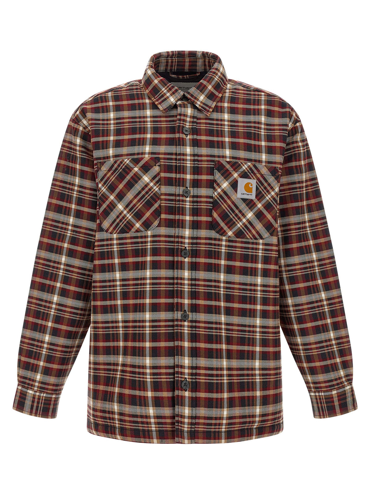Red Cotton Pattern Shirt