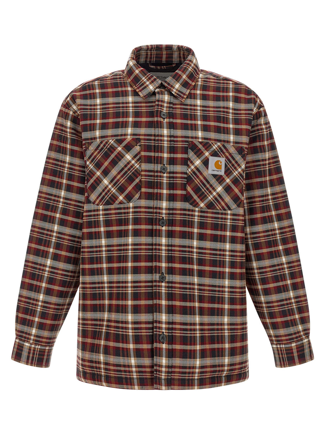 Red Cotton Pattern Shirt