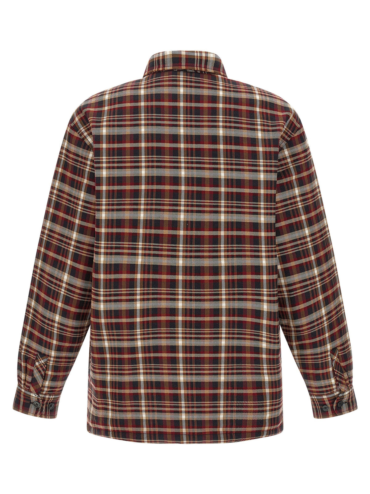 Red Cotton Pattern Shirt