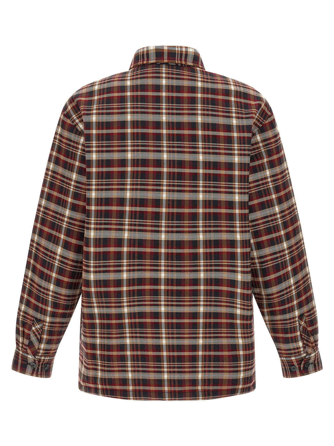 Red Cotton Pattern Shirt