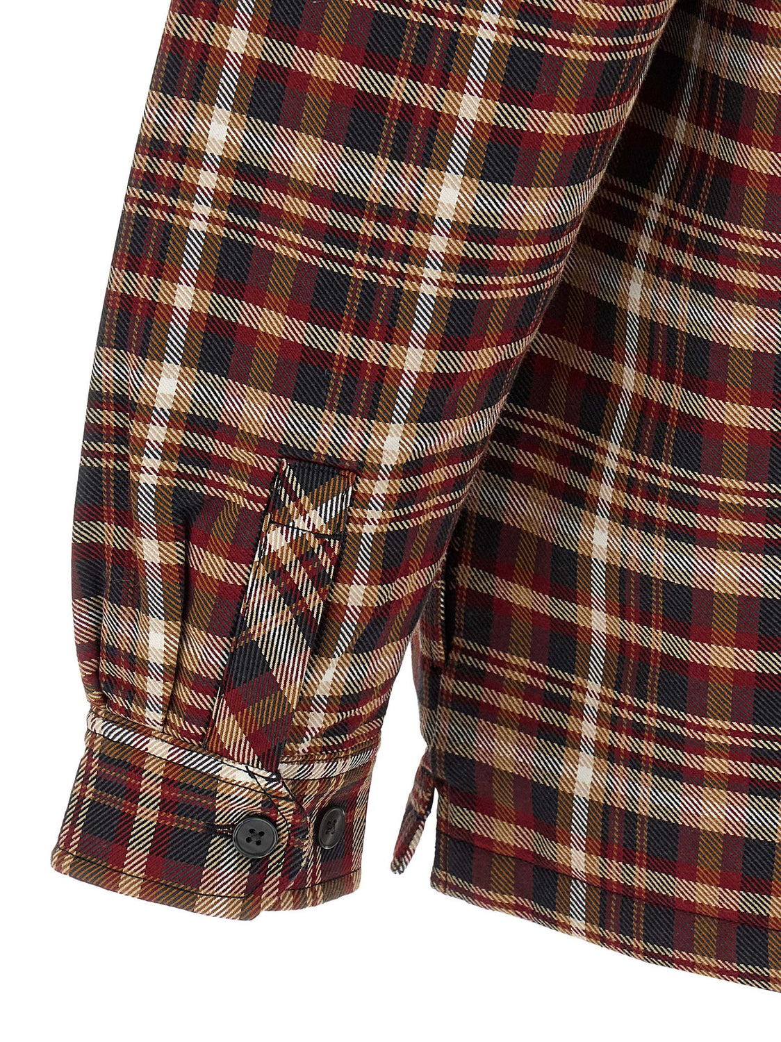 Red Cotton Pattern Shirt