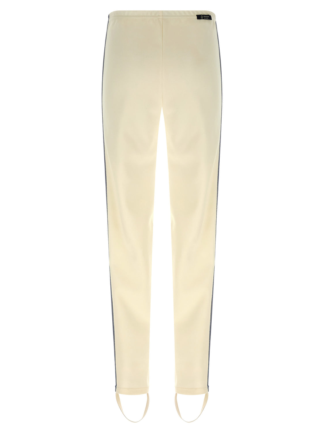 White Polyester Joggers (Workout Pants)