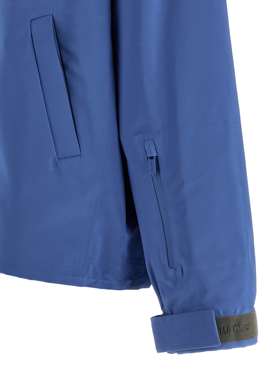 Blue Recycled Polyester Shell Jacket