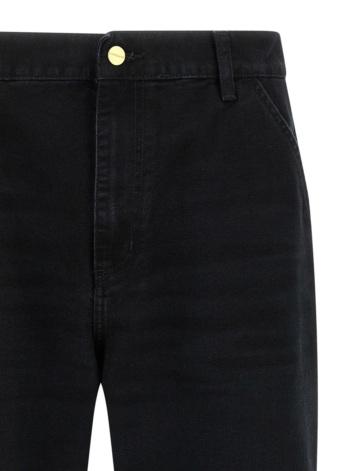 Black Organic Cotton Straight-Leg Jeans