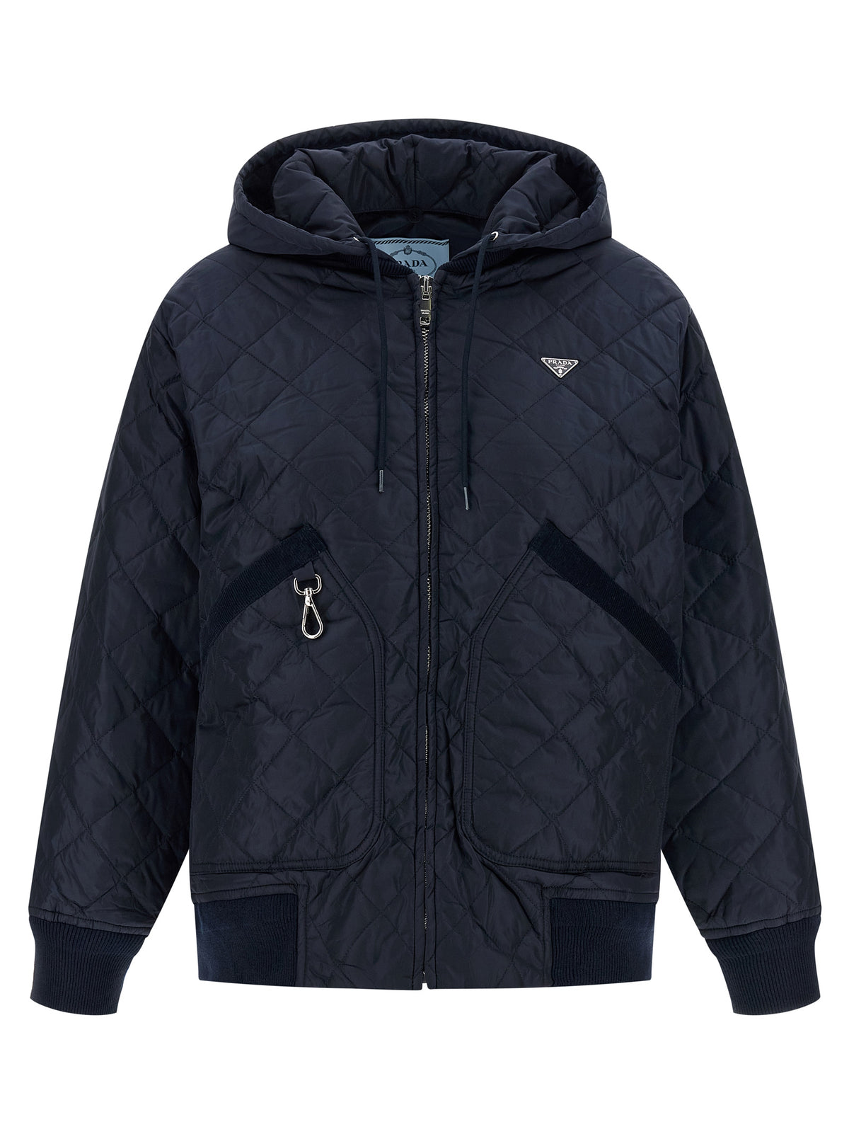 Blue Recycled Polyamide Bomber