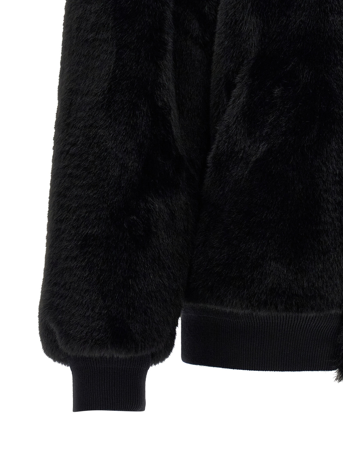 Black Recycled Polyamide Bomber