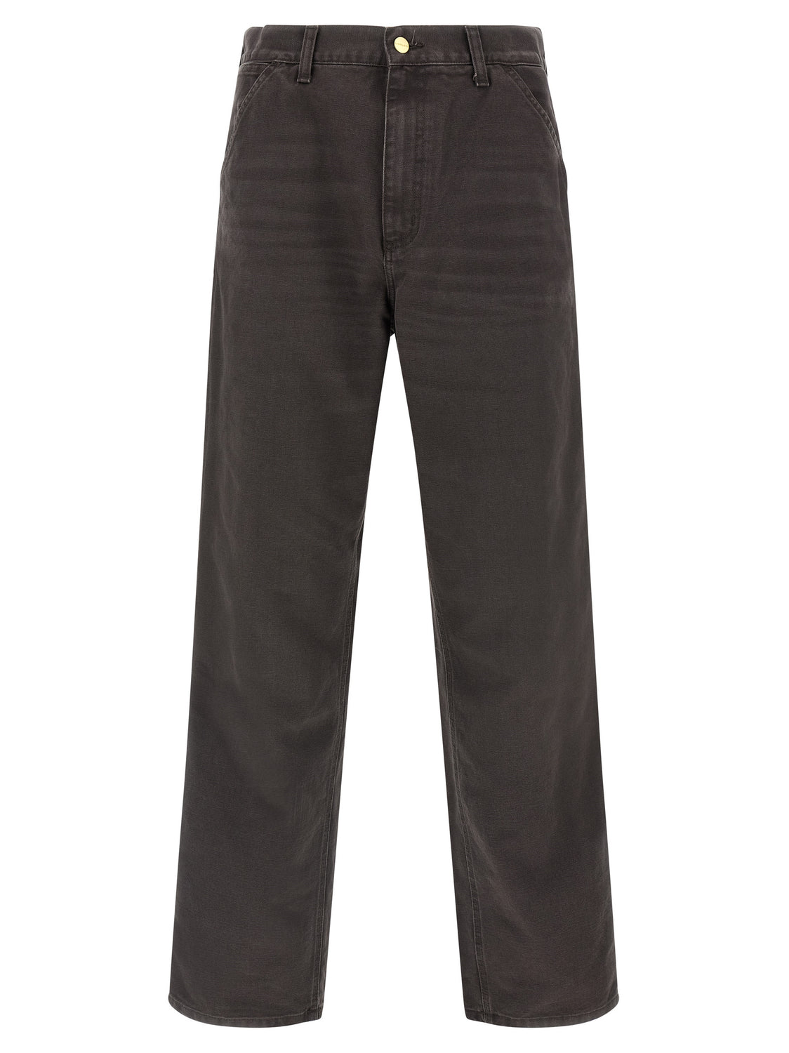 Brown Organic Cotton Casual Pants