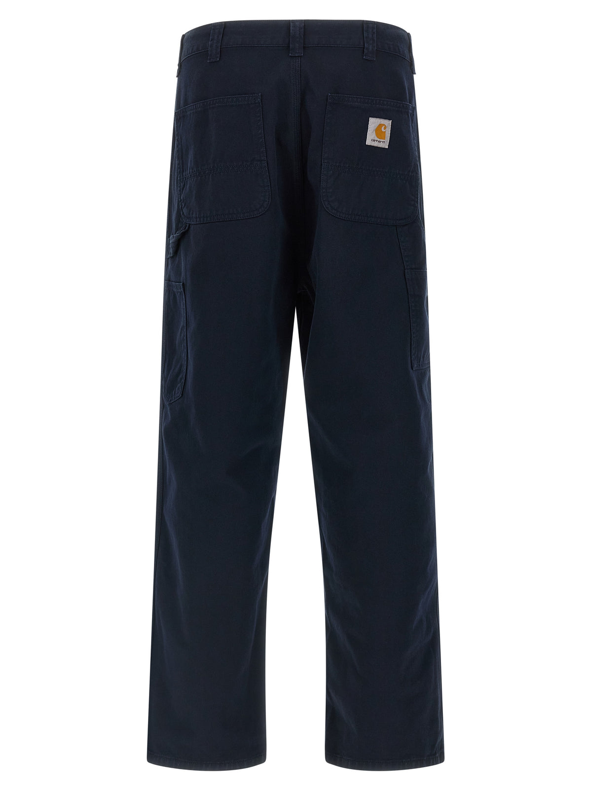 Blue Organic Cotton Casual Pants