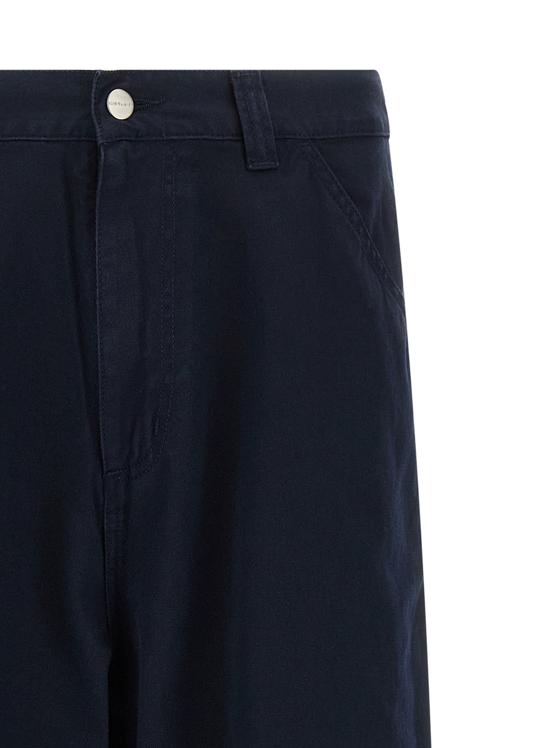 Blue Organic Cotton Casual Pants