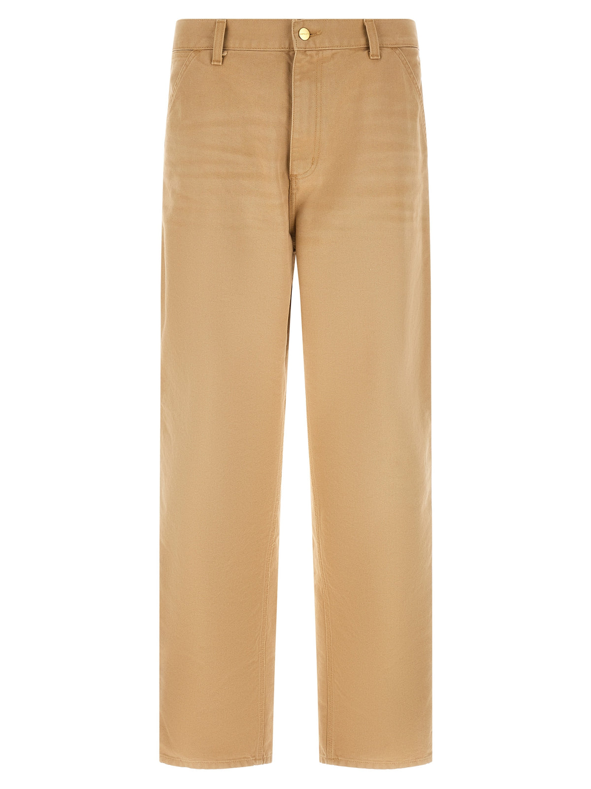 Brown Organic Cotton Casual Pants