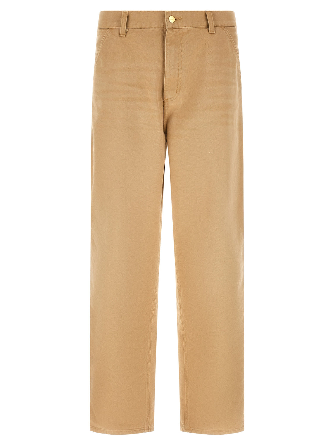 Brown Organic Cotton Casual Pants