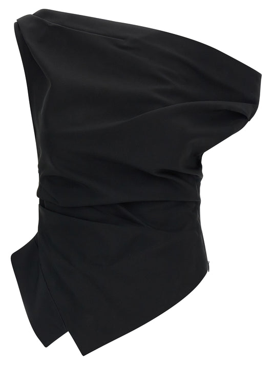 Black Viscose Tank Tops