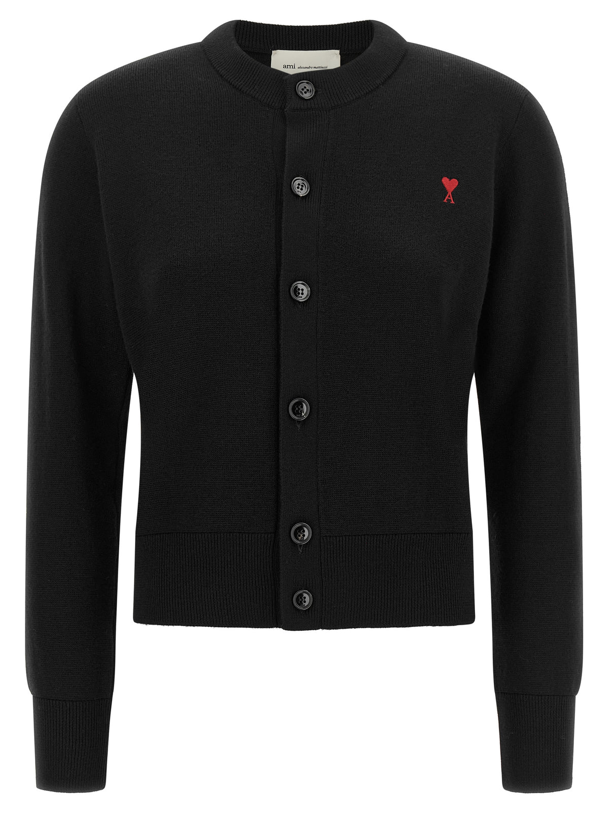 Black Wool Cardigan