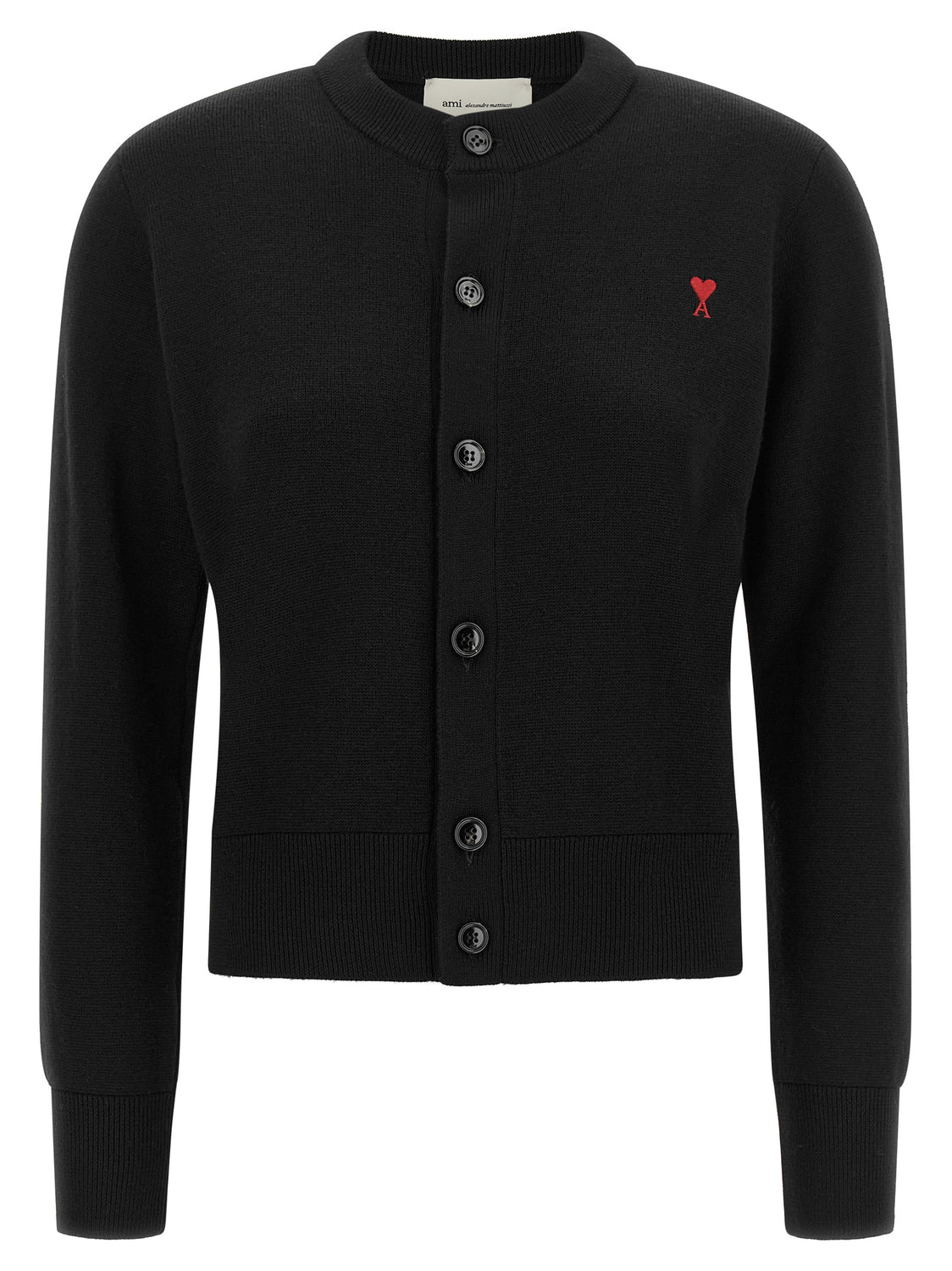 Black Wool Cardigan
