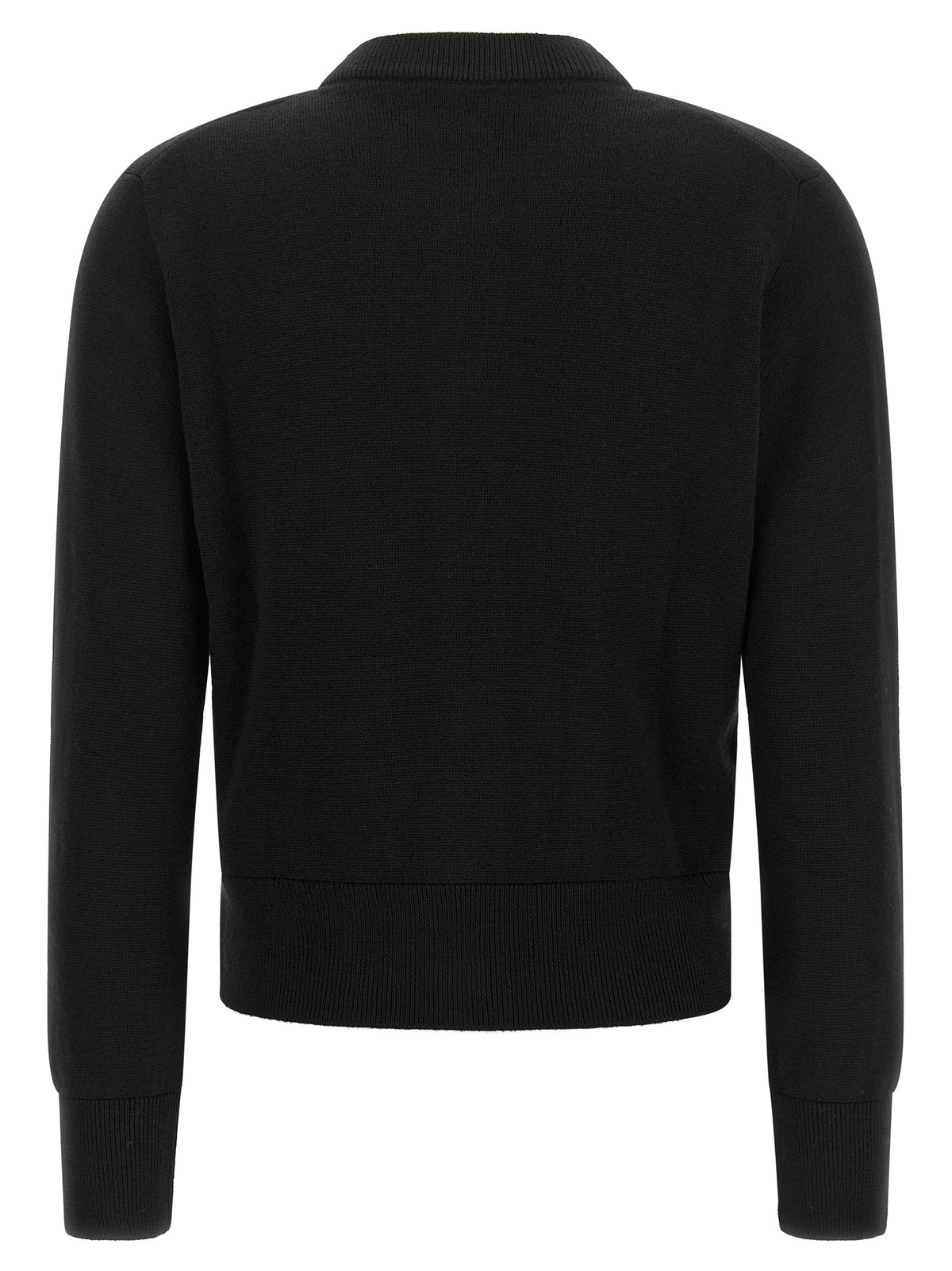 Black Wool Cardigan