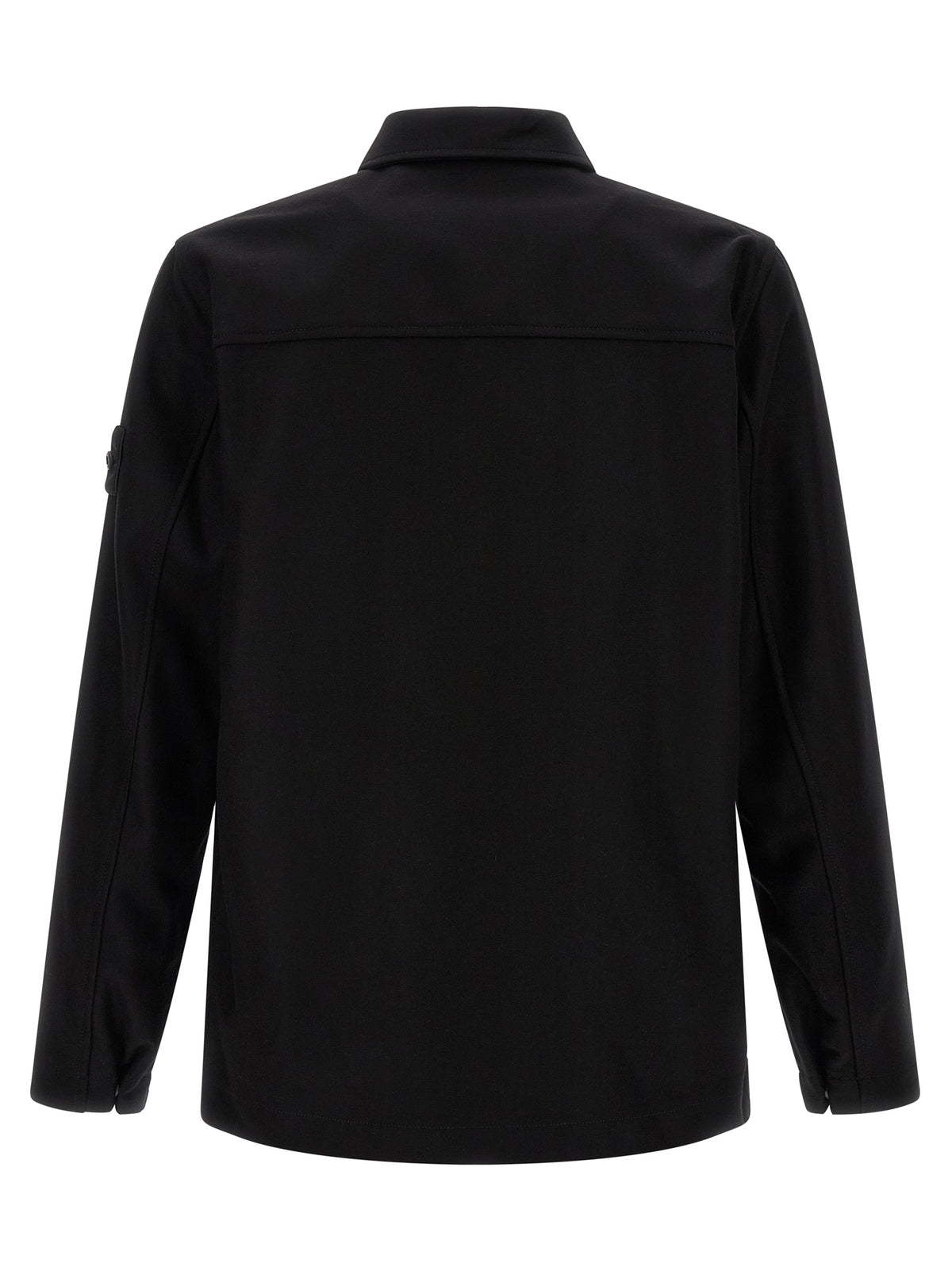 Black Virgin Wool Blouse