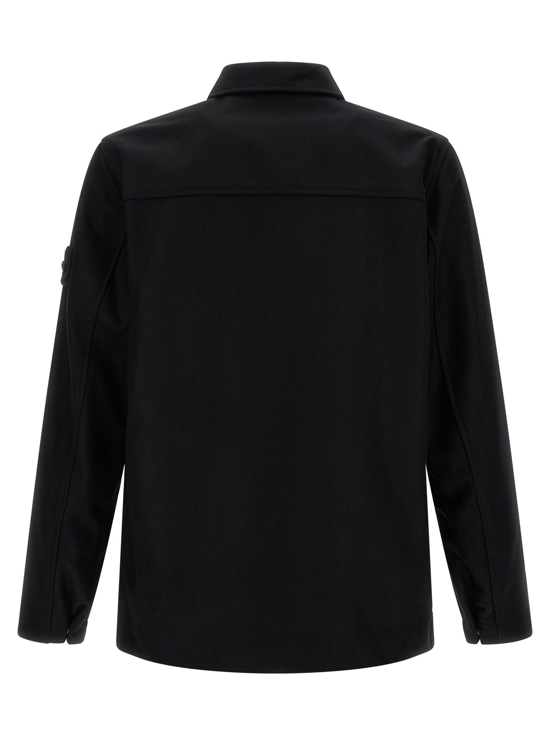Black Virgin Wool Blouse