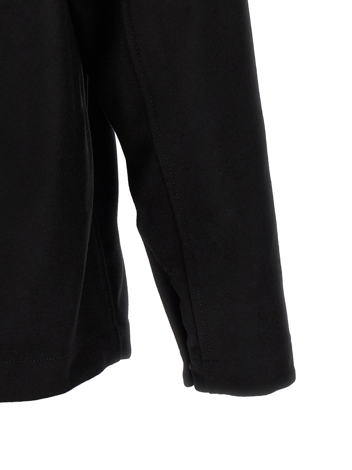 Black Virgin Wool Blouse