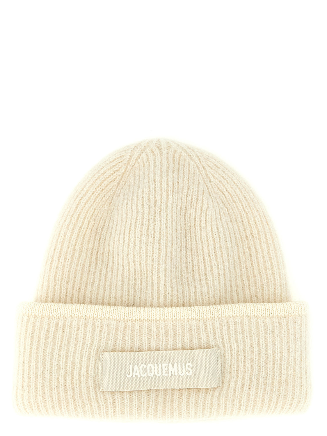 White Wool Beanie