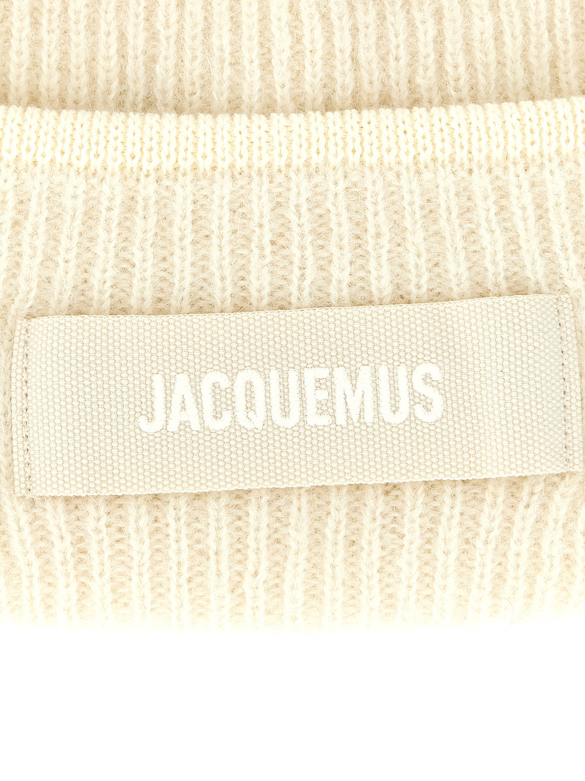 White Wool Beanie