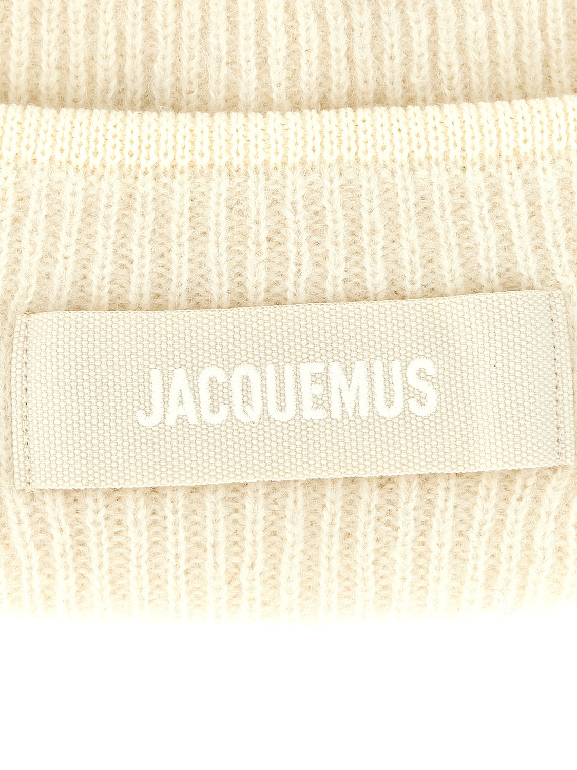 White Wool Beanie