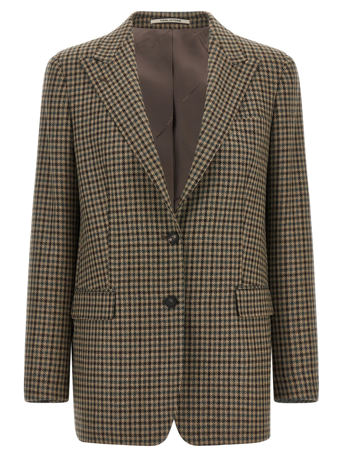Brown Virgin Wool Blazer