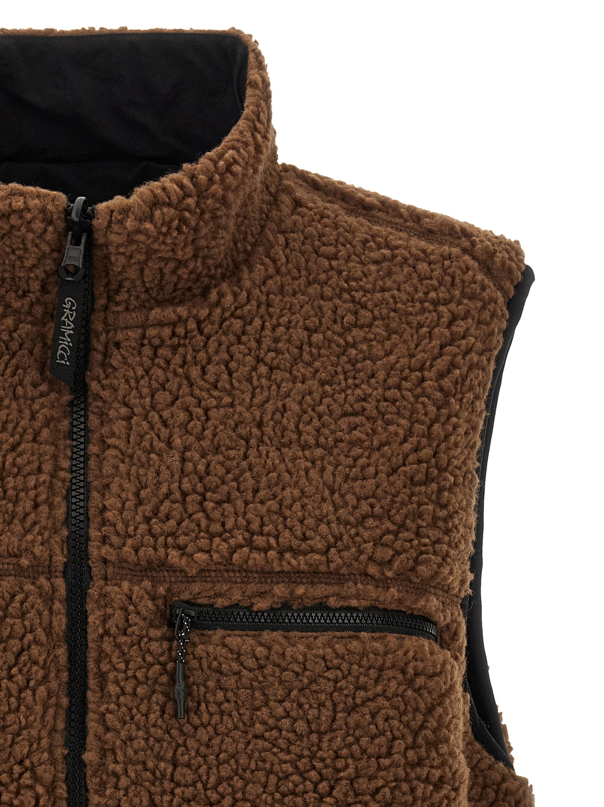 Multicolor Polyester Sleeveless Jacket