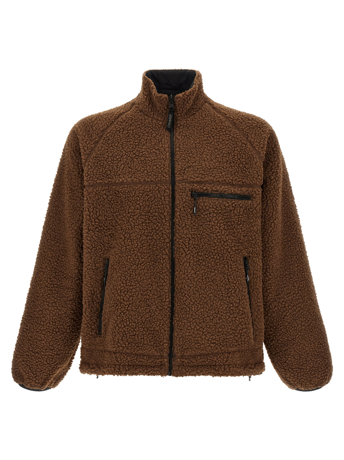 Multicolor Polyester Full-Length Jacket