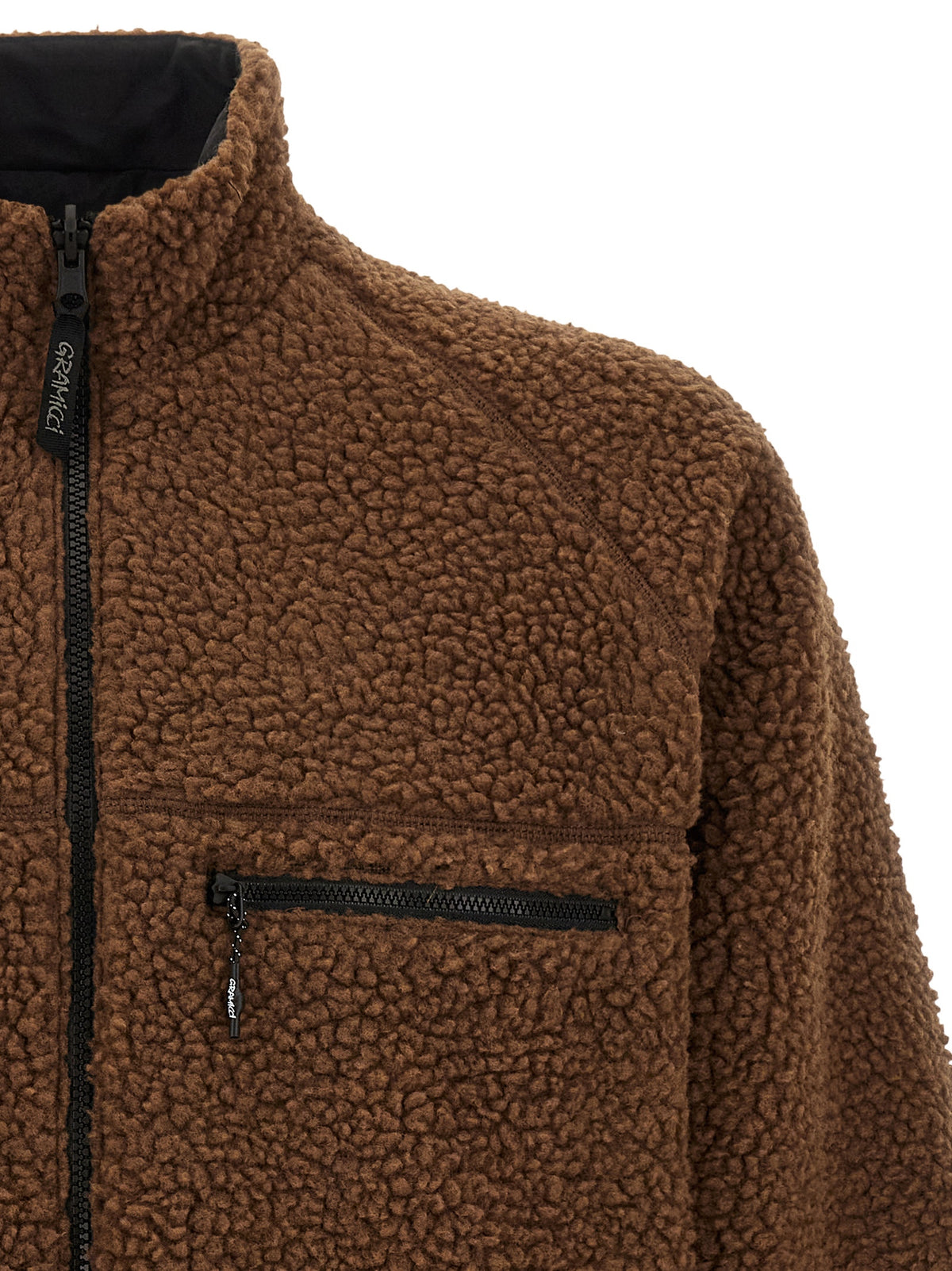 Multicolor Polyester Full-Length Jacket