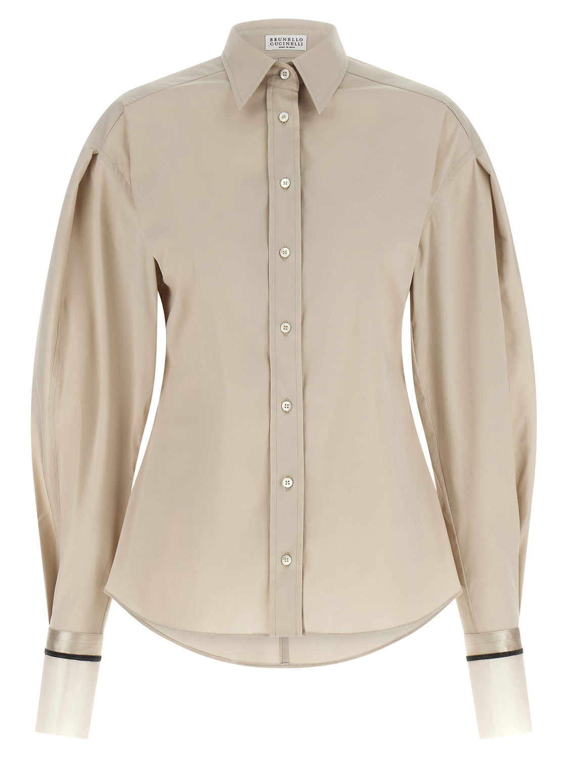 Beige Cotton Blouse