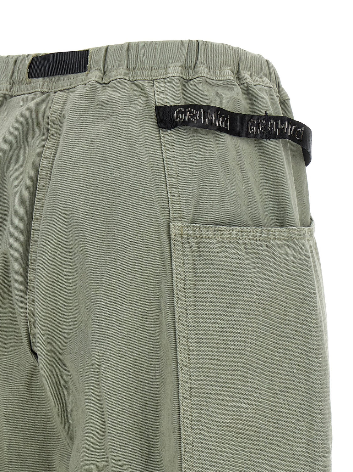 Bicolor Cotton Casual Pants