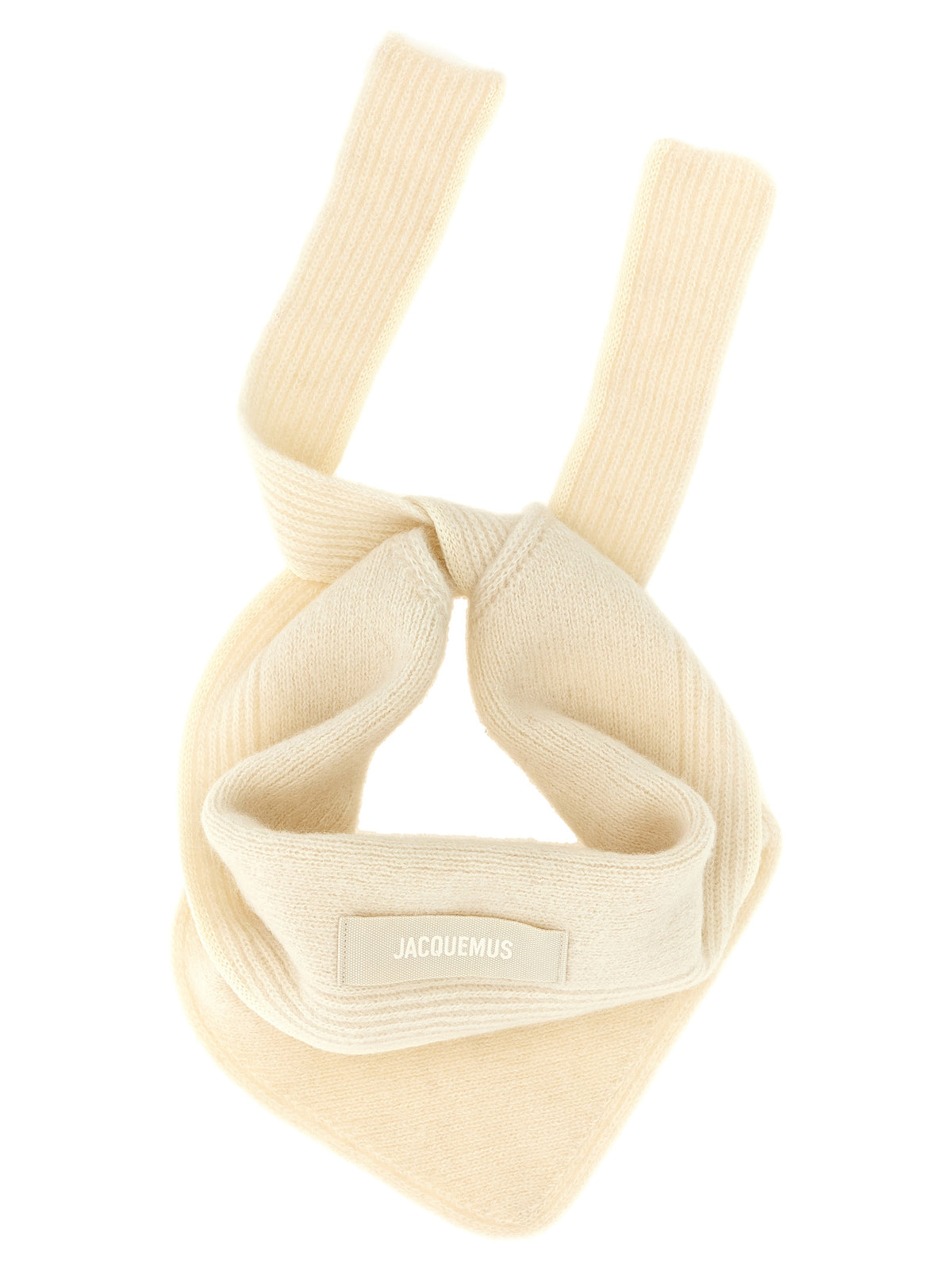 White Wool Scarf