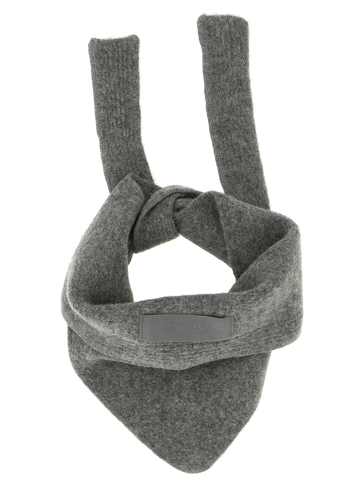 Gray Wool Scarf