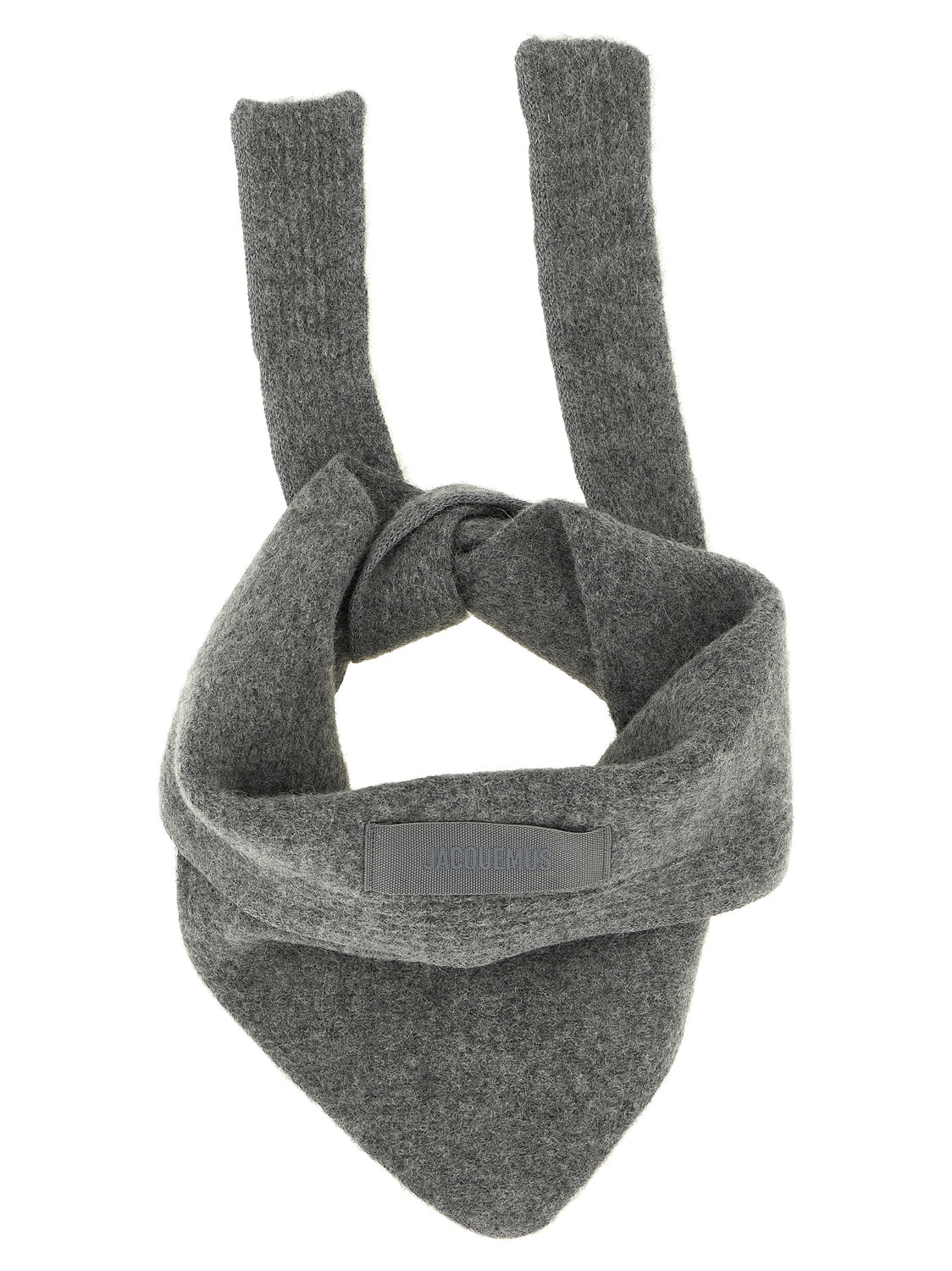 Gray Wool Scarf