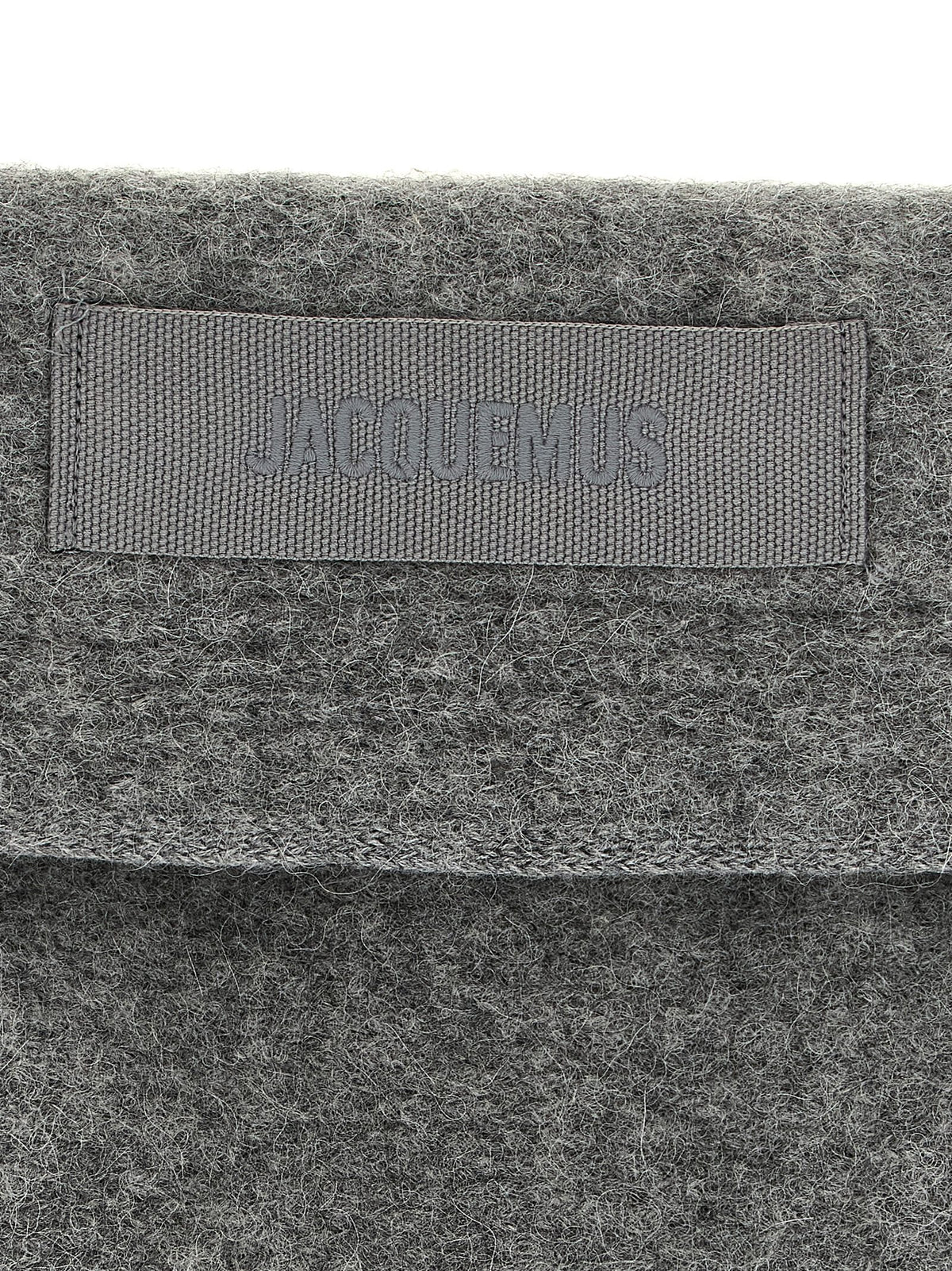 Gray Wool Scarf