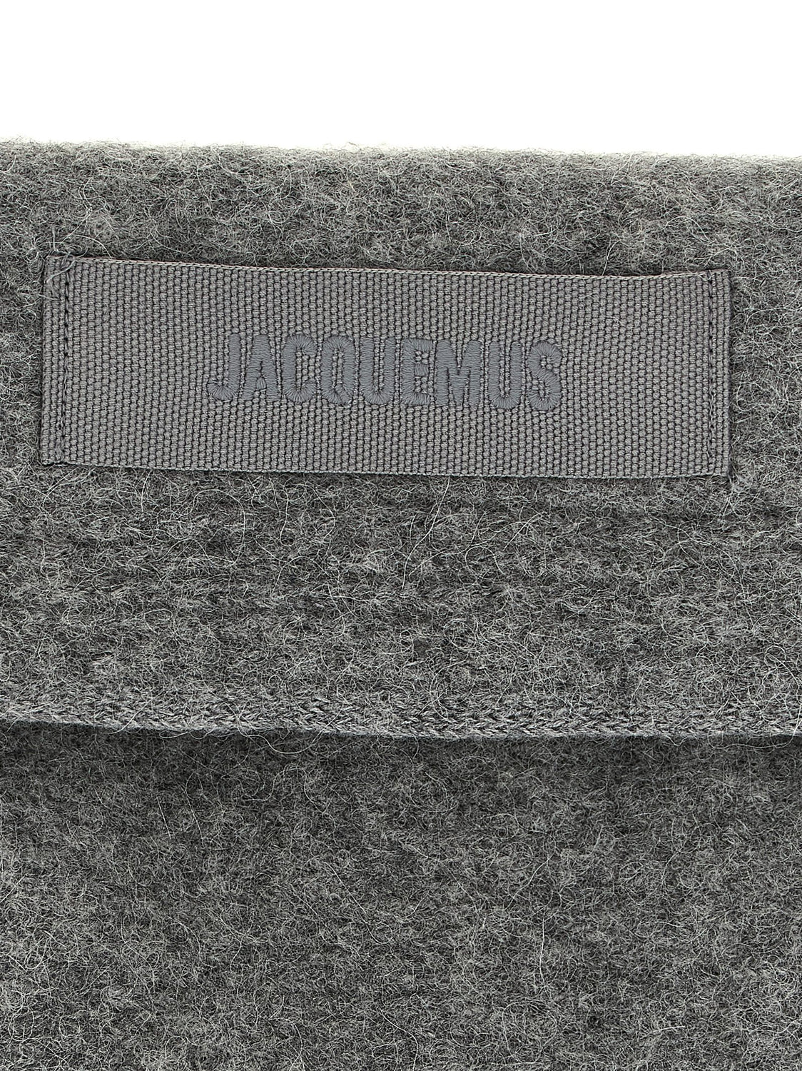 Gray Wool Scarf